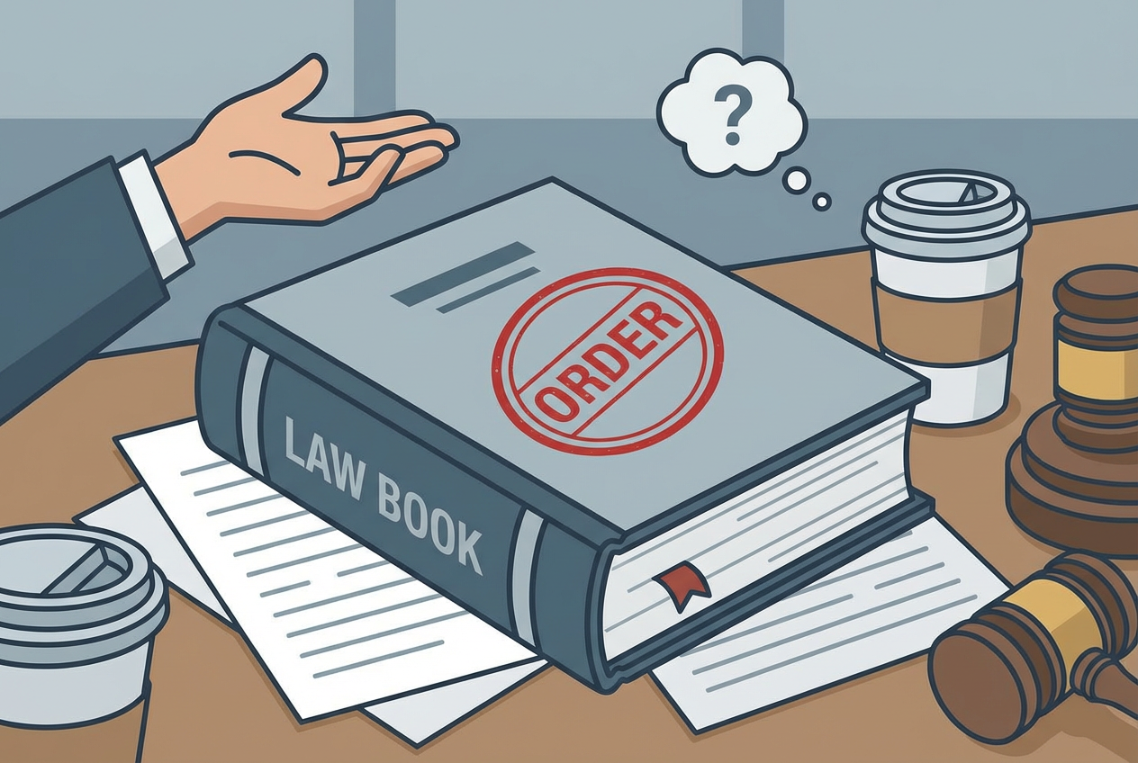 Ignored legal order icon