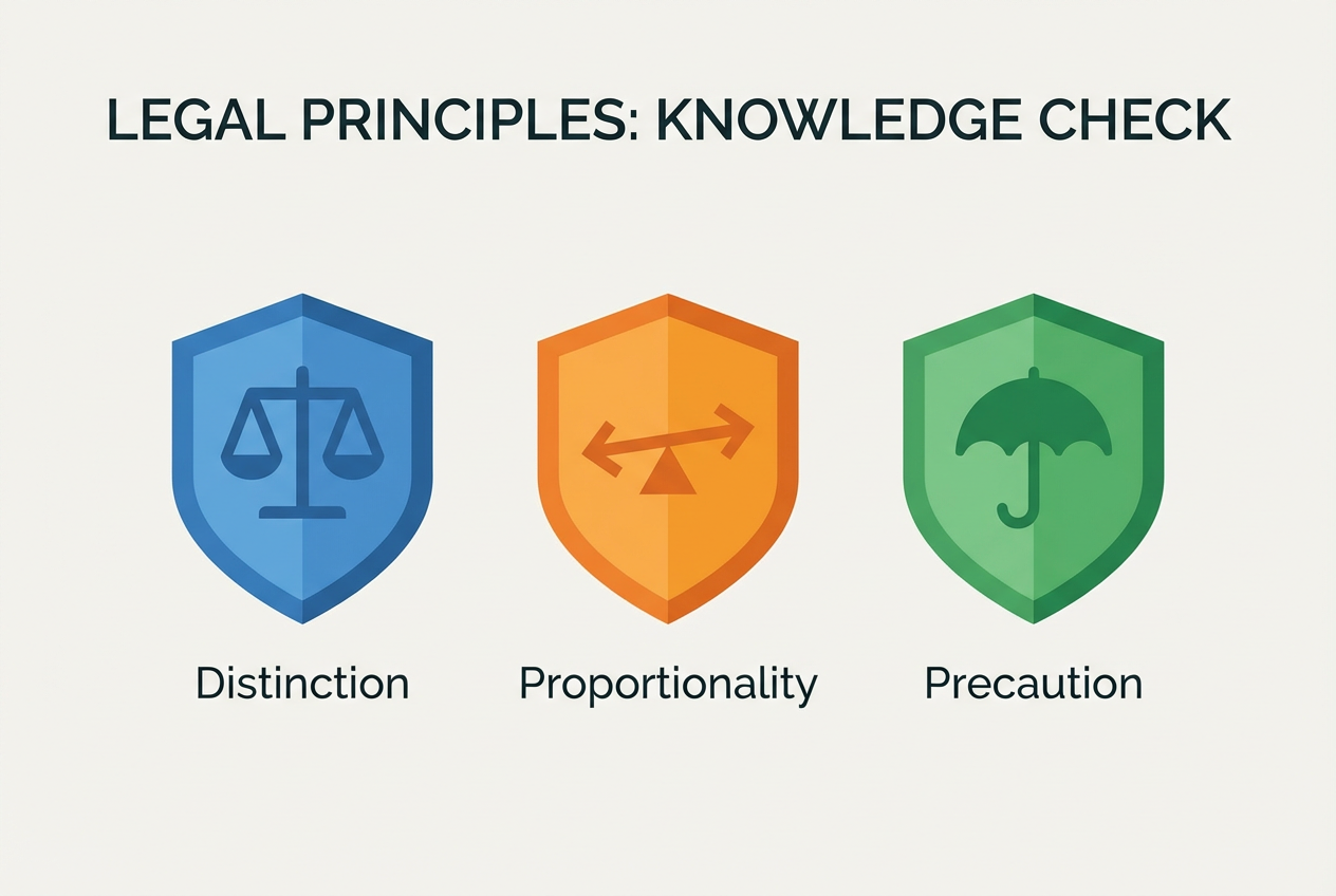 Three protection principles shields
